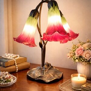 Original 3 shade Meyda Pond lily lamp
